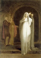 La scène du somnambulisme, acte V, scène I, de «Macbeth», par William Shakespeare (1564-1616)